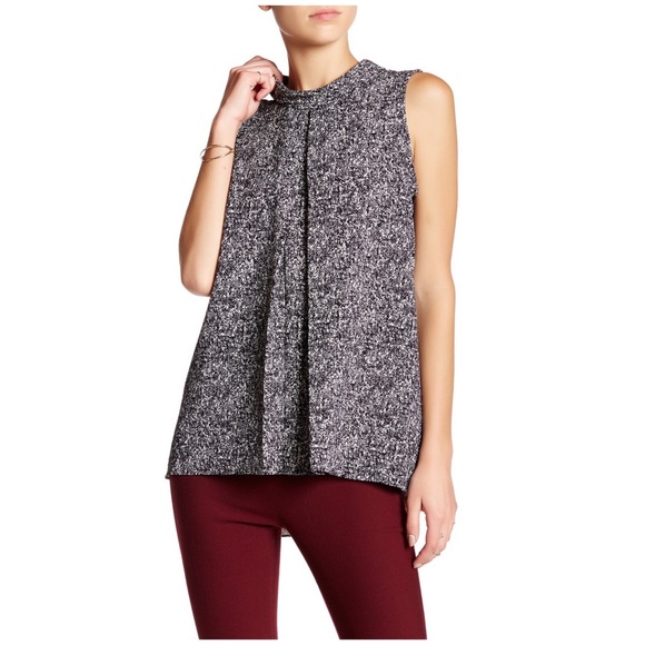 Vince Camuto Tops - VINCE CAMUTO SLEEVELESS MOCK NECK KNIT BLOUSE Vince Camuto Tops - VINCE CAMUTO SLEEVELESS MOCK NECK KNIT BLOUSE